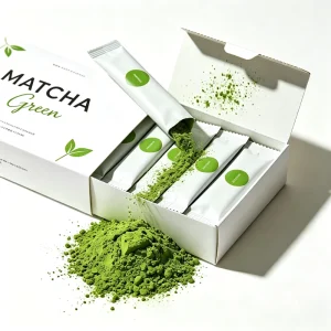 0 Calorie Instant Matcha Powder Sachet for Office Refreshment