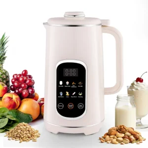 1.2L Timed Automatic Soy Milk Maker Multifunctional Portable Nut Milk Maker Machine 8 in 1 LED Touch Screen Soybean Milk Machine