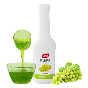 1.2kg Fruit Jam Bubble Tea Ingredient Green Grapes Jam Concentrated Juice for Milk Tea Boba Tea