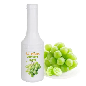 1.2kg U-pick Concentrated Green Grape Fruit Syrup Sweetener for Milk Tea & Juice Beverages