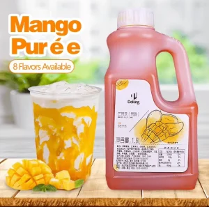 1.6L Concentrated Mango Puree Fruit Jam Concentrated Syrup for Fruit Tea Milk Tea & Juice