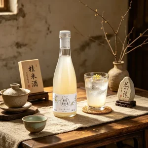 10% Vol 328ml Balanced Fragrant Osmanthus Glutinous Rice Wine for Bar & Restaurant