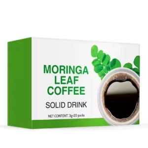 100% Natural 3g*20 Moringa Leaf Coffee Instant Black Coffee with Rich Nutrients and Unique Flavor