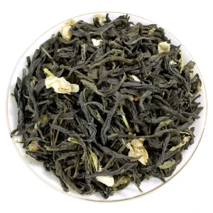 100% Natural Jasmine Green Tea Fresh Floral Fragrance Pure Scattered Leaves Daily Herbal Beverage Milk Tea Ingredients