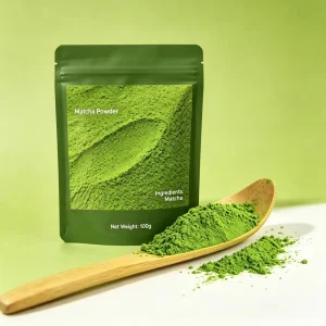 100% Organic Ceremonial Grade Handmade Instant Tea Powder 100g 100 Servings Premium First Harvest Green Tea Private Label