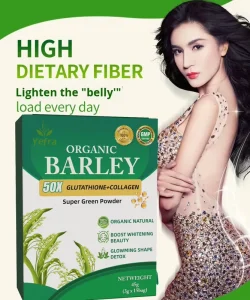 100% Pure Natural Barley Grass Powder Custom Private Label Extract Antioxidant Immune Support Herbal Supplement