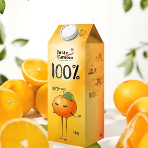 100% Pure Orange Juice No Additives Fresh Squeezed Fruit Juice Ready to Drink Orange Beverage