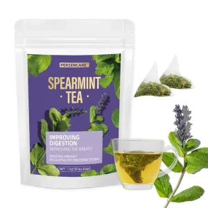 100% Pure Traditional Flavor Mint HerbTea Bags Refreshing Pure Spearmint Everyday Bliss Tea Organic