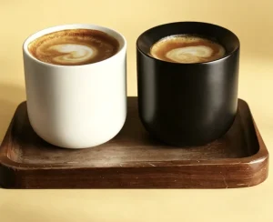 100 ml Minimalist Style Glass Latte Espresso Coffee Cup Thick-legged Cup Coffee Shops Handle