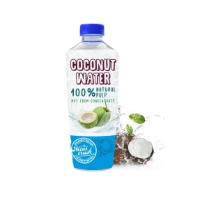 1000ML Bottled Packing Organic Fresh Coconut Water with Pulp