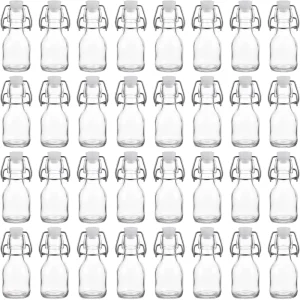 100ml Clap sealed Glass Bottle Food Grade Mini Bottling Small Wine Bottle Oil Pot Enzyme Bottle