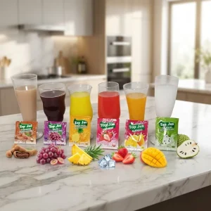 10g for 2L Water 24 Sachets by 24 Boxes Per Carton Custom Fruit Flavor Instant Juice Powder Drink