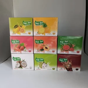 10g for 2L Water 24sachets by 24boxes Per Carton Orange Pineapply Strawberry Juice Powder Flavored Drink Powder