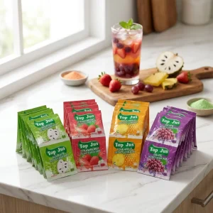 10g for 2L Water 60 Sachets by 4 Bags Per Carton Orange Pineapply Strawberry Juice Powder Flavored Drink Powder