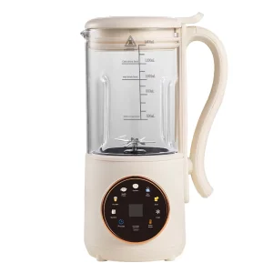 110V Small Full Automatic Household Soymilk Machine with Automatic Pulp Ejection Touchpad Control 1.5L Capacity Energy Efficient