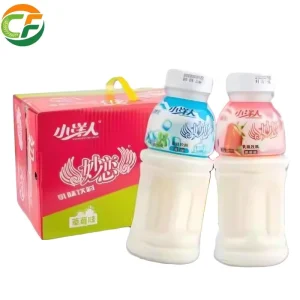 12-Pack Mini Creamy Fruity Yogurt Flavored Milk Drinks in Bottles Bulk for Convenience Stores