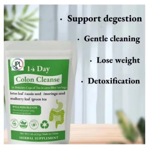 14 Day Gut Cleanse Detox Tea Herbal Colon Cleanse for Bloating Relief & Weight Loss 100% Natural 14 Tea Bags OEM Private L