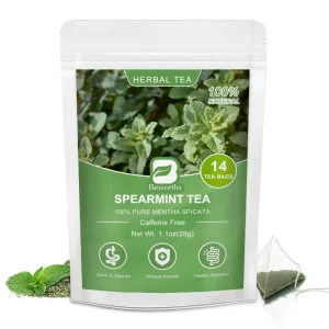 14 Days Organic Dried Spearmint Leave Tea Bags Health Herbal Tea
