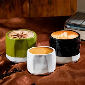 145ml 260ml Ceramic Cups Can Customize Various Designs Japanese Style Ceramic Espresso Coffee Cup