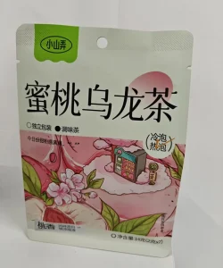 14g Peach Oolong Tea Rich Peach Aroma Keeps You Energetic and Aids Digestion Made with Safe Pyramid Tea Bags