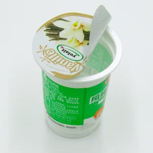 150g Plastic Yogurt Cup with Sealing Film Which Can Custom Printing