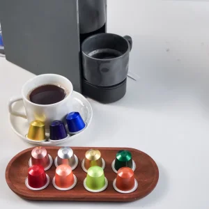 15ml Custom Sustainable Disposable Aluminum Coffee Capsule Pods Compatible Coffee Machine