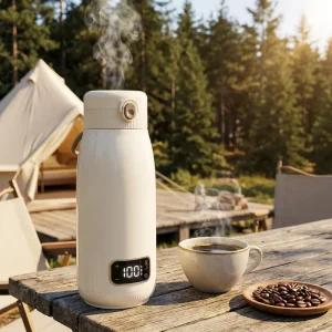 16000mAh Portable Electric Kettle for Coffee 100℃ Boiling Travel Water Boiler 36W Fast Charge 316 Stainless Steel Kettle