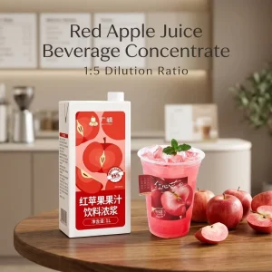 1L Concentrated Red Apple Juice Syrup Fruit Juice Content Greater Than 95%