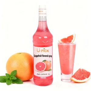 1L Grapefruit Flavor Natural Aroma Syrup Bartending & Beverage Specialty Flavoring Agent for Dessert Shops