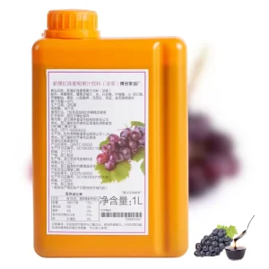1L Red Grape Juice Concentrate Fruit Flavors Concentration Juice for Flavored Beverage Using