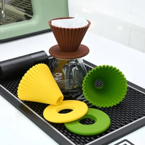 1PCS Outdoors Pour Over Dripper Travel Drip Coffee Maker Cone Filter Fits All Coffee Cups & Mugs for Caravan RV Camping