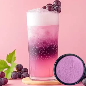 1kg Sweet Grape Solid Beverage Powder Instant Purple Grape Flavor Fruit Powder Grape Fruit Powder for Drink