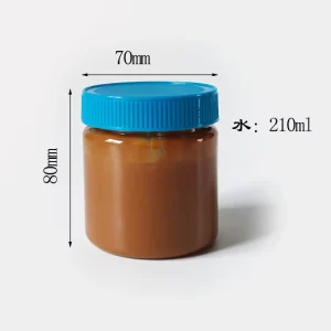 220ml Plastic Transparent PET Jar with Crystal Lid for Children’s Snack Packaging Goji Berry Honey Peanut Jars