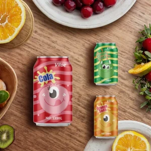 24 Carton 330ml Flavored Carbonated Cola Lemon Orange Soft Drinks Beverage Can Tinned 1kg 36 Month Shelf Room