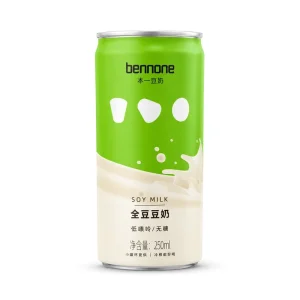 250ml Low Sugar Whole Bean Soy Milk Custom Logo Private Label Plant Protein Drink