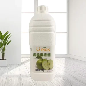 2KG Green Apple Fruit Juice Jam Puree in Box Special Fruit Flavored Syrup for Desserts and Beverages