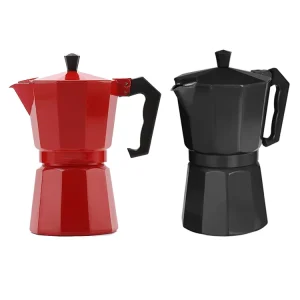 3/6/9 Cups Stovetop Espresso Moka Pot Coffee Maker Aluminum Alloy Mocha Pot