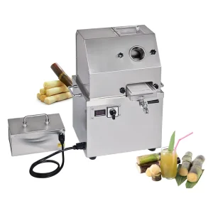 3-Roller Stainless Steel Food Grade Commercial Sugar Cane Juicer for Mobile Stall