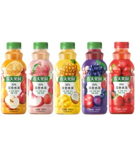 30% Mixed Fruit and Vegetable Concentrate Juice in a Bottle