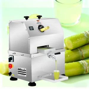 300KG/H Commercial Stainless Steel Electric Sugarcane Juicer Machine with Motor
