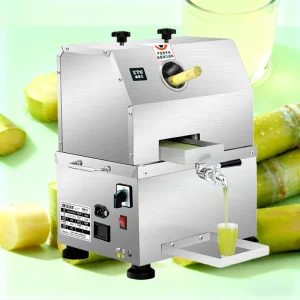 300KG/H Commercial Stainless Steel Sugarcane Juicer Machine with Motor