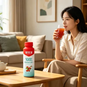 300ML Fresh-Squeezed Crabapple Mixed Juice Sugar-Free Blood Sugar Neutral Concentrate Beverage Bottle HALAL