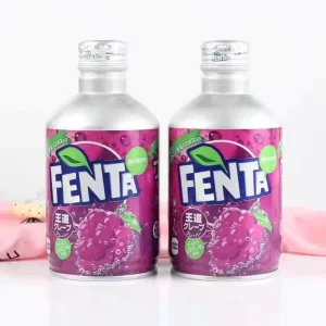 300ML Grape Flavor Soft Drink From Japan Exotic Imported Carbonated Soda