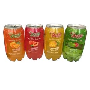 300ml PET Canned Fruit Flavor Soda Drink Carbonated Drink
