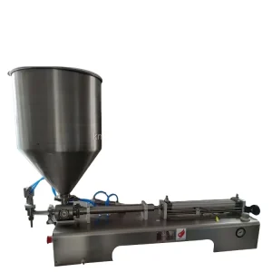 304 Stainless Steel Peanut Butter Paste Filling Machine Automatic Semi-automatic for Fruit Milk Sweet Sauce Peanut