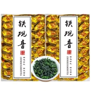 32 Organic Tieguanyin Tea Sachets 250g Loose Leaf Vacuum-Sealed Bulk Box Custom Gift Hotel Office Anxi Oolong Orchid Top Grade