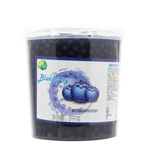 3KG JAR Package Blueberry Flavor Bubble Tea Popping Boba Juice Bursting Ball