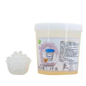 3kg Yogurt Flavor Juice Ball Popping Boba Tapioca Ball Sweet Yogurt Flavored for Cold Drink