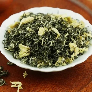 400gPiaoxue Jasmine Tea Cultivated in Misty Qingcheng Mountain Sichuan Featuring Lingering Fresh Jasmine Aroma for Daily Brew