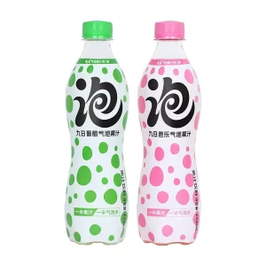 450ML Sparkling Fruit Juice Series Grape Guava Mixed Flavor Soft Beverage